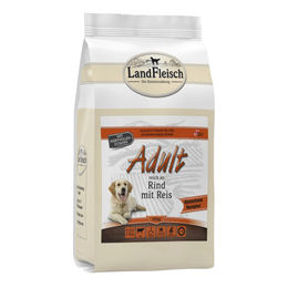 LandFleisch Hund Trockenfutter Adult Rind mit Reis – Bild 1 von 1