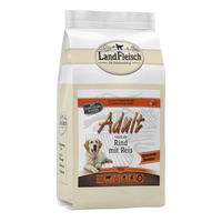 Produktbild von LandFleisch Hund Trockenfutter Adult Rind mit Reis