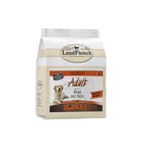 Produktbild von Landfleisch Hundefutter Trockenfutter Adult Rind mit Reis und Geflügel glutenfrei 2kg