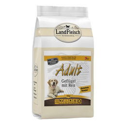 LandFleisch Hundetrockenfutter Adult Geflügel mit Reis – Bild 1 von 1