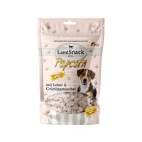 Produktbild von LandFleisch LandSnack Popcorn mit Leber und Grünlippmuschel Hund 100g glutenfrei und zuckerfrei - 100 g