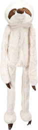 Landy Flamingo Hundespielzeug aus Plüsch in Beige Größe L – Bild 1 von 2