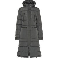 Produktbild von Lange Daunenjacke Equipage Candice Damen Grau Wasserabweisend mit Fleece