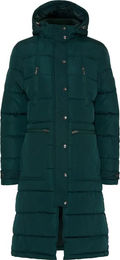 Produktbild von Lange Daunenjacke Equipage Candice Damen Wasserabweisend Grün