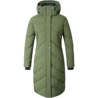 Produktbild von Lange Daunenjacke für Damen von Covalliero in Grün Größe L