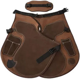 Produktbild von Lange Lederschürze Hispano Farrier Delft Braun für Hufschmiede