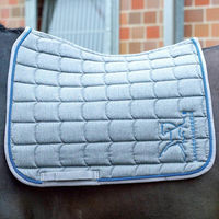 Produktbild von Langehanenberg Dressurschabracke Premium Blau Grau Melange aus Polyester