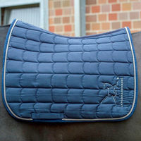 Produktbild von Langehanenberg Dressurschabracke Premium Blau/Silber aus Polyester