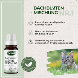 LaPura Bachblütenmischung Nr. 1 Globuli zur Beruhigung für Hunde und Katzen 10 g - 10 g – Bild 1 von 5