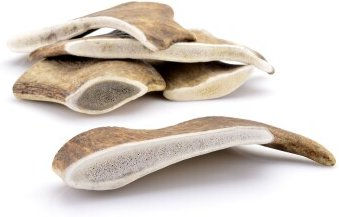 Larsson Geweih Schäufle Elk Naturkauartikel für Hunde Größe M 80-120g - 80 g – Bild 1 von 4