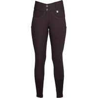 Produktbild von Lauria Garrelli Arezzo Reithose Damen Full Grip Braun Lycra Größe 40