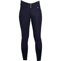 Produktbild von Lauria Garrelli Arezzo Reithose für Damen mit Vollgrip aus Lycra in Blau Größe 40