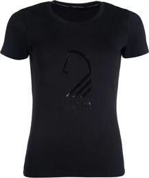 Lauria Garrelli Damen T-Shirt Amalfi Horse Head Schwarz Größe M – Bild 1 von 1