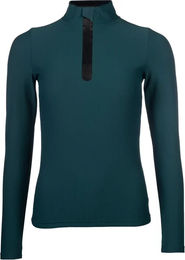 Lauria Garrelli Livigno Reitshirt Damen mit langen Ärmeln Grün Größe M – Bild 1 von 1