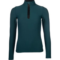 Produktbild von Lauria Garrelli Livigno Reitshirt Damen mit langen Ärmeln Grün Größe M