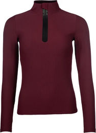 Lauria Garrelli Livigno Reitshirt Damen mit langen Ärmeln Rot XL – Bild 1 von 1