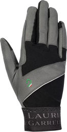 Lauria Garrelli Reithandschuhe Livigno Sommer Unisex Schwarz Grau XS – Bild 1 von 1