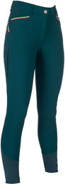 Lauria Garrelli Reithose Livadino Sportive Damen mit Full Grip in Grün – Bild 1 von 1