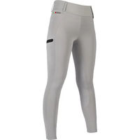 Produktbild von Lauria Garrelli Reithose Livigno Damen Full Grip in Grau mit Silikonbeschichtung