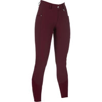 Produktbild von Lauria Garrelli Reithose Livigno Damen mit Full Grip Silikon Grip in Rot Größe 36