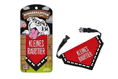 LaVida Hundehalstuch Kleines Raubtier groß 24 x 16 cm – Bild 1 von 3