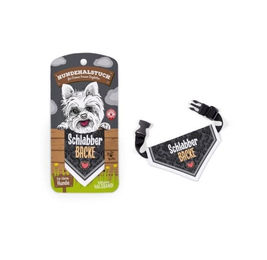 Produktbild von LaVida Hundehalstuch Schwarz Klein 16 x 10 cm