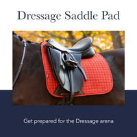 Produktbild von Le Mieux Dressur Schabracke LM Luxury Square aus Suede in Blau Grösse L - 1 Stk.