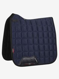 Produktbild von Le Mieux Schabracke LM Carbon Mesh Dressur Blau mit Bambus