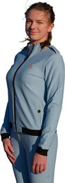 Produktbild von Le Sabotier Lucette Technischer Vollzip-Hoodie Damen Blau XS Waterproof