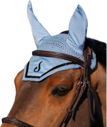 Produktbild von Le Sabotier Ludwig Fliegenhaube für Ponys in Blau