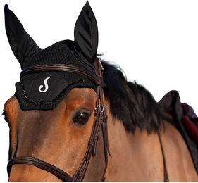 Produktbild von Le Sabotier Ludwig Fliegenhaube für Ponys in Schwarz