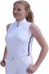 Produktbild von Le Sabotier Manon Ärmelloses Reit-Poloshirt für Damen in Weiß