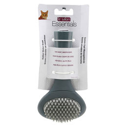 Le Salon Essentials Gummi-Zupf-Massage Bürste für Katzen in Grau – Bild 1 von 4