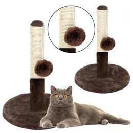 Leantoys Katzenkratzbaum aus Sisal in Braun 30 x 40 cm – Bild 1 von 3