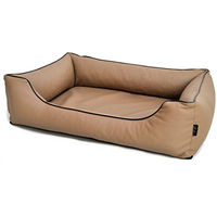 Produktbild von Lebon Hundebett Bruno aus Kunstleder braun Größe L