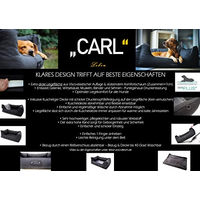 Produktbild von Lebon Hundebett Carl Plus Orthopädisch mit Memory Foam und Liegedecke Grau 120x90x30cm - 120 cm