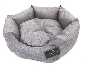 Lebon Hundebett Filo Grau Stoff 45 cm – Bild 1 von 2
