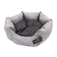 Produktbild von LEBON Hundebett Filo Grau Stoff 65 x 65 x 20 cm