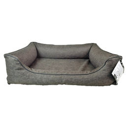 Lebon Hundebett Lino XL Grau aus Stoff Waschbar – Bild 1 von 2