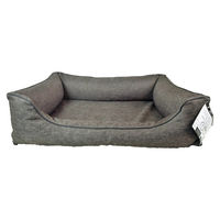 Produktbild von Lebon Hundebett Lino XL Grau aus Stoff Waschbar