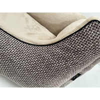 Produktbild von Lebon Hundebett Louis PLUS Orthopädisches Memory Foam Hundebett mit hohem Rand XL Braun
