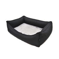 Produktbild von Lebon Hundebett Noah PLUS mit Memory Foam in Schwarz für alle Altersstufen
