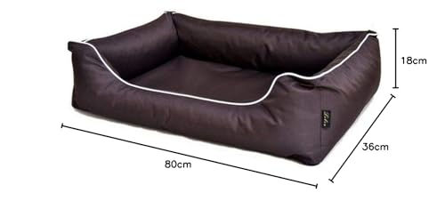 Lebon Hundebett Paula aus Nylon in Braun Größe L – Bild 1 von 3