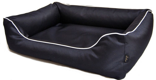 Produktbild von LEBON Hundebett Paula aus Nylon Schwarz 100 x 75 cm
