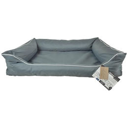 Lebon Hundebett Paula Hundekorb aus Nylon Grau 120 x 90 cm – Bild 1 von 4