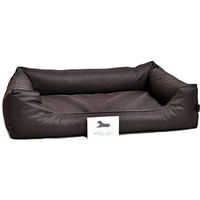 Produktbild von Lebon Hundebett Paula PLUS Dunkelbraun 80 x 60 cm aus Nylon zur Gelenkschonung