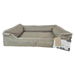 Lebon Hundematte aus Nylon in Beige Weiß Grau – Bild 1 von 1