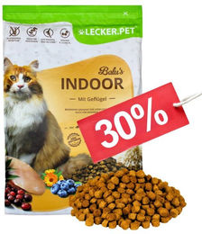 Lecker.Pet Balu's Indoor Geflügel Katzen Trockenfutter Adult Getreidefrei 2,5 kg - 2,5 kg – Bild 1 von 8