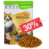 Produktbild von Lecker.Pet Balu's Indoor Geflügel Katzen Trockenfutter Adult Getreidefrei 2,5 kg - 2,5 kg