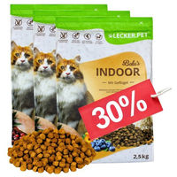 Produktbild von Lecker.Pet Balu's Indoor Geflügel Katzen Trockenfutter Adult Getreidefrei 7,5 kg - 7,5 kg